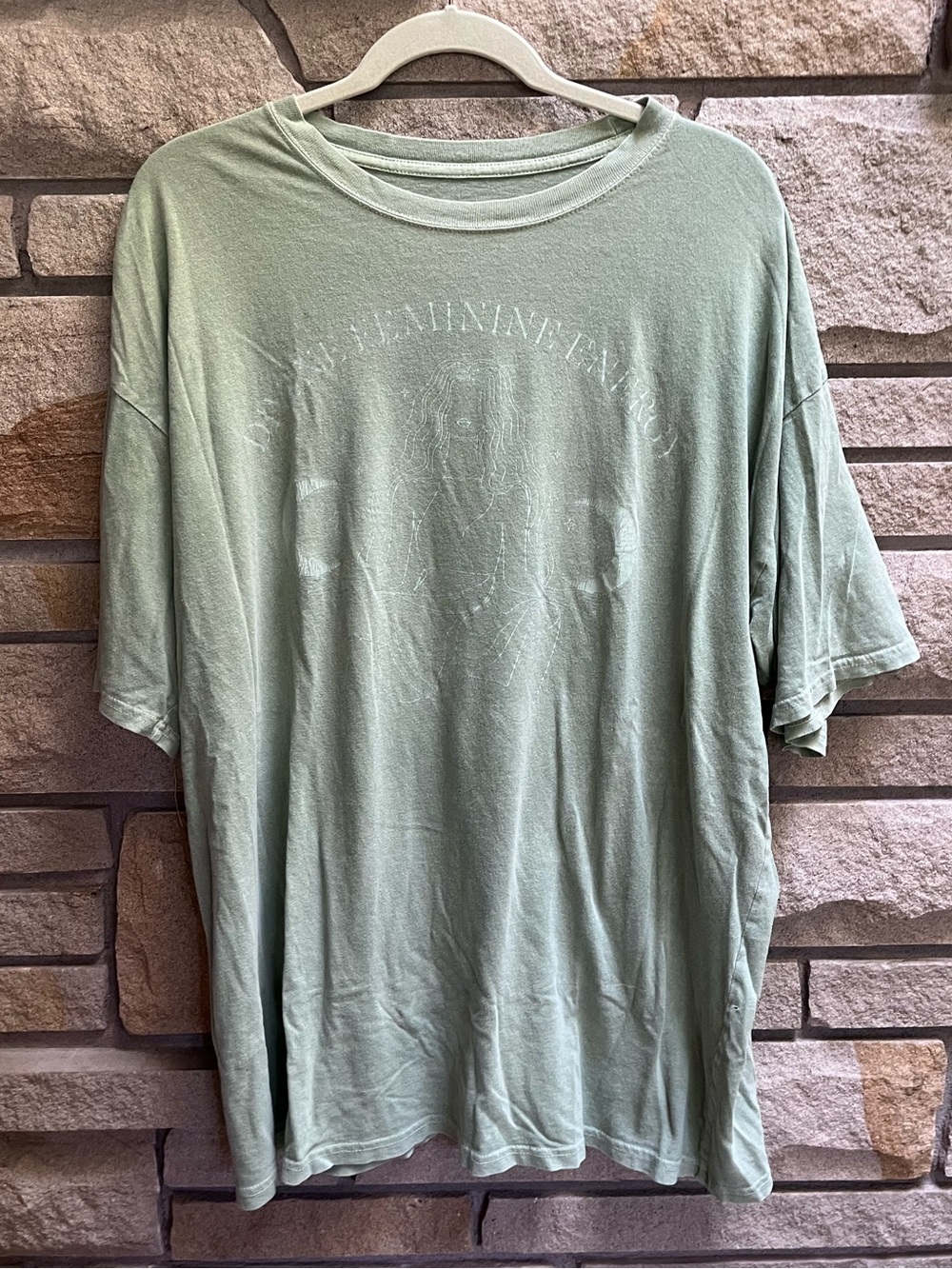 Golden Hour divine feminine energySage Green oversized T-Shirt os